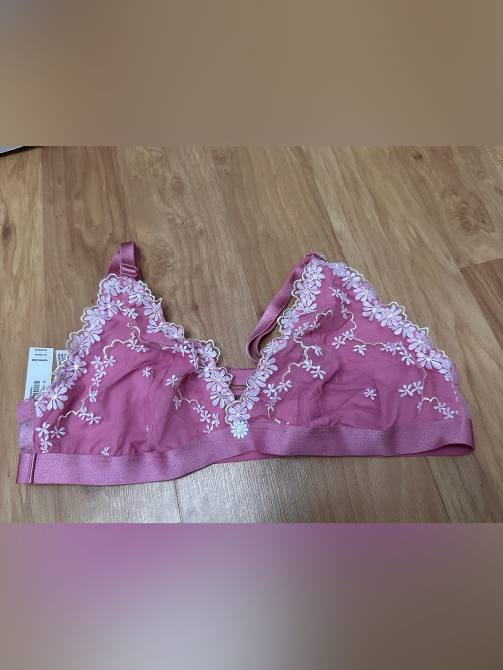 VS pink bralette